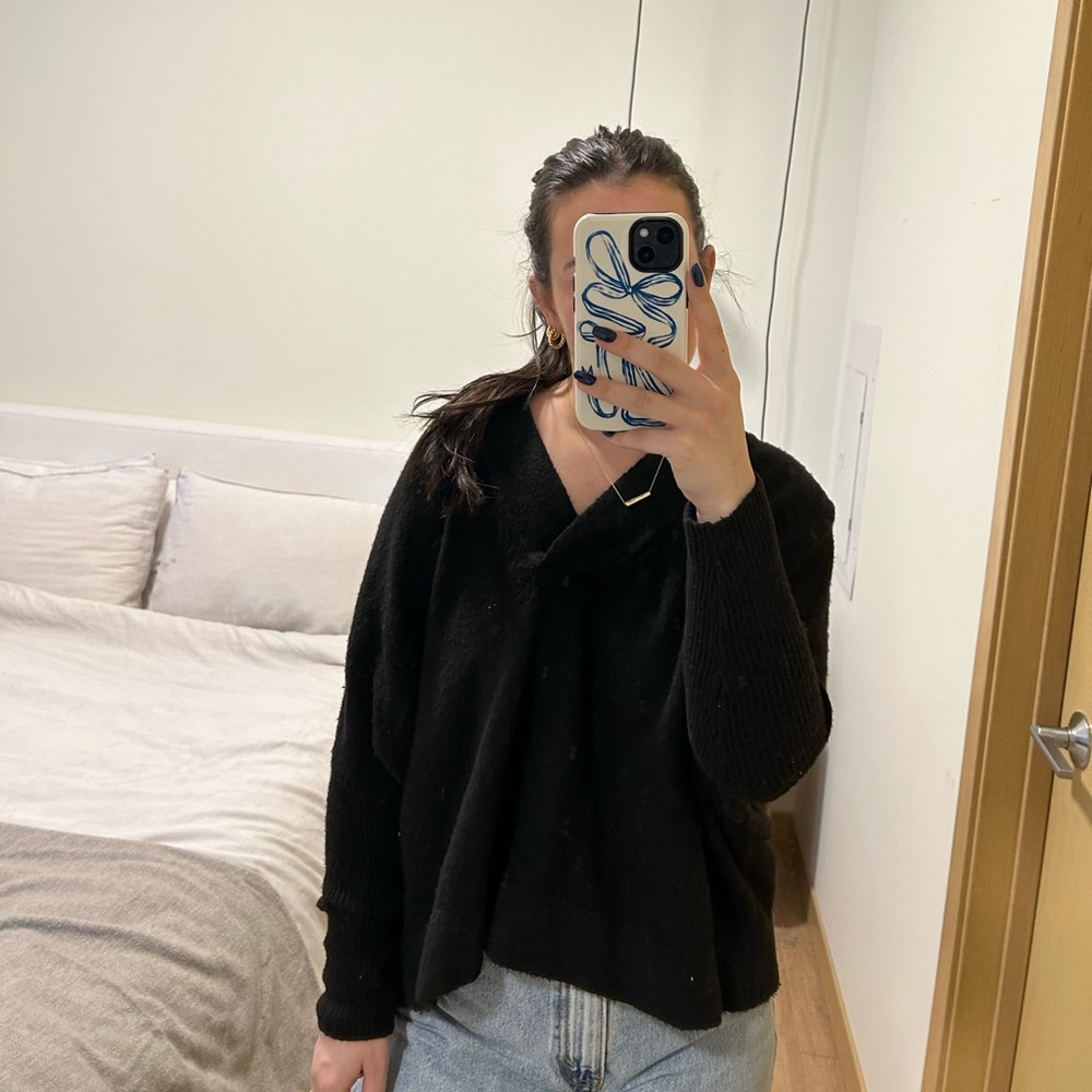 anthropologie black sweater